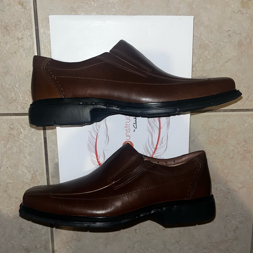 Unstructured Clark’s Slide On Sheridan Go Dress Shoes